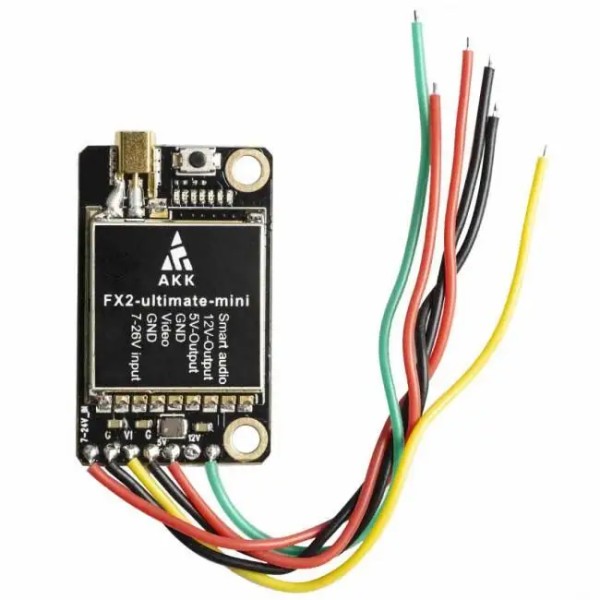 AKK FX2 Ultimate Mini 5,8 GHz 40 CH 25 Mw/200 Mw/600 Mw/1200 Mw schaltbarer FPV-Sender für RC FPV Renn drohne RC Quadkopter UAV
